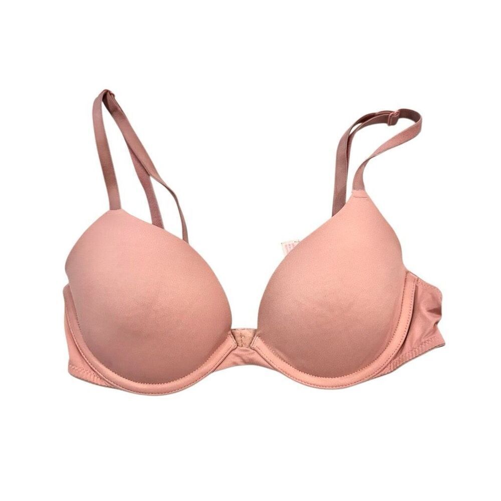 Victoria's Secret PINK Push-up Wear Everywhere T-shirt Bra Pink Size 32A